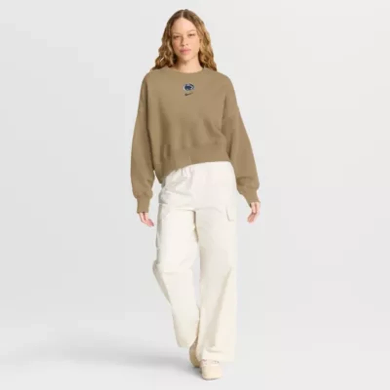 NCAA Nike Penn State Nittany Lions Oversized Phoenix 2-Hit Pullover Sweatshirt