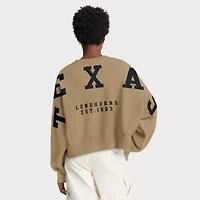 NCAA Nike Texas Longhorns Oversized Phoenix 2-Hit Pullover Sweatshirt