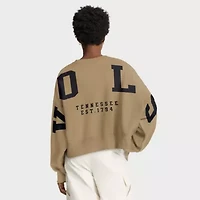 NCAA Nike Tennessee Volunteers Oversized Phoenix 2-Hit Pullover Sweatshirt