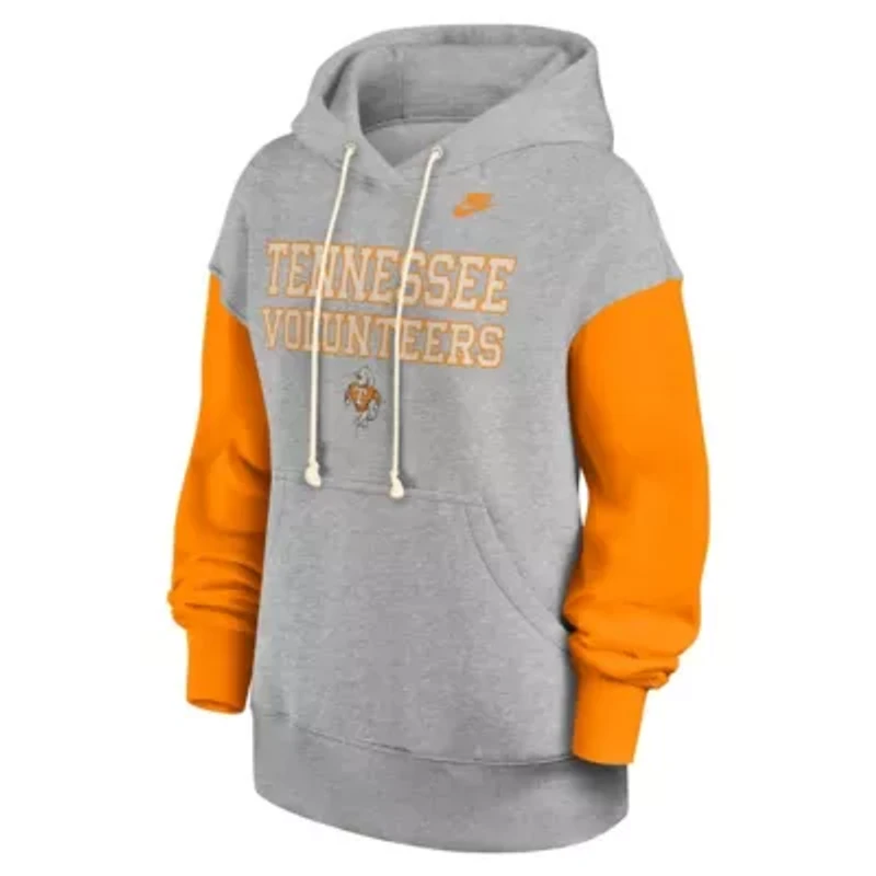 NCAA Nike Gray/Tennessee Tennessee Volunteers Oversized Legacy Phoenix Pullover Hoodie