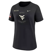 NCAA Nike West Virginia Mountaineers 2025 Military Appreciation Dri-FIT T-Shirt