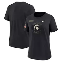 NCAA Nike Michigan State Spartans 2025 Military Appreciation Dri-FIT T-Shirt