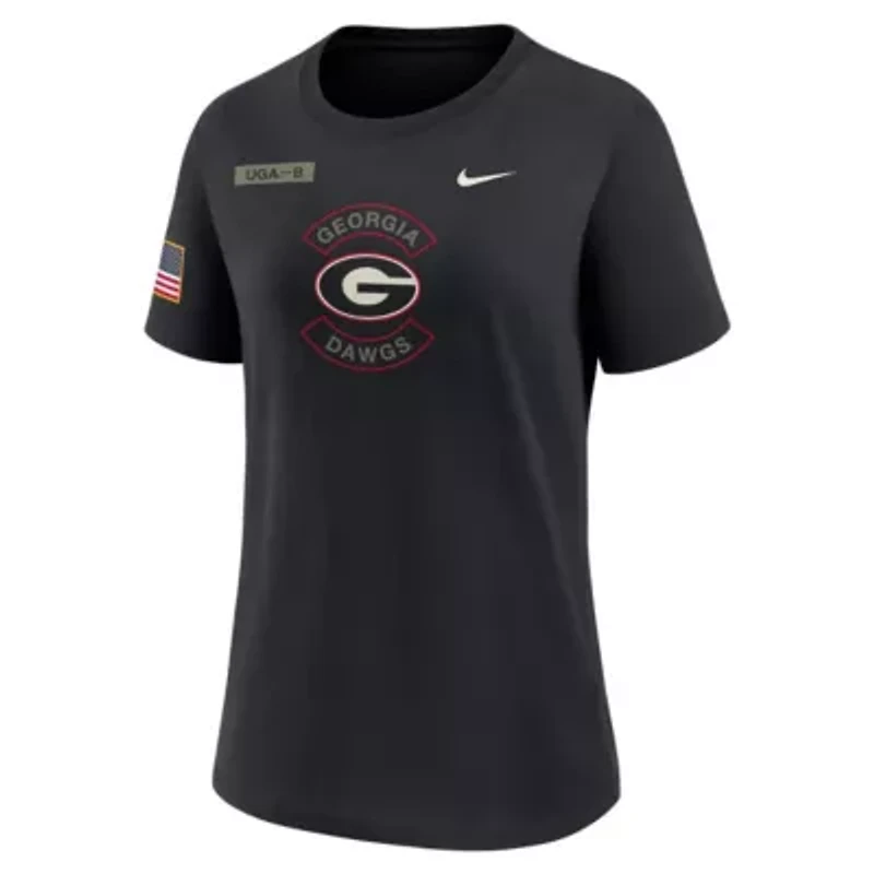 NCAA Nike Georgia Bulldogs 2025 Military Appreciation Dri-FIT T-Shirt