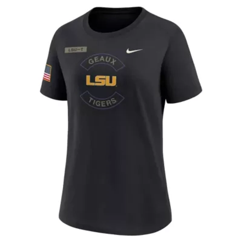 NCAA Nike LSU Tigers 2025 Military Appreciation Dri-FIT T-Shirt