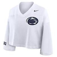 NCAA Nike Penn State Nittany Lions Cropped Mesh Dri-FIT Fashion Jersey