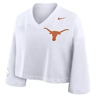 NCAA Nike Texas Longhorns Cropped Mesh Dri-FIT Fashion Jersey