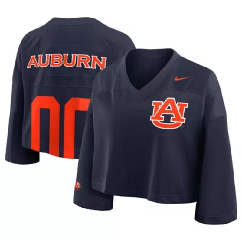 NCAA Nike Auburn Tigers Cropped Mesh Dri-FIT Fashion Jersey