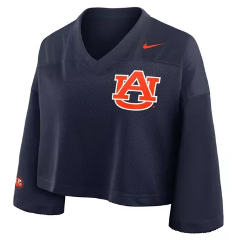 NCAA Nike Auburn Tigers Cropped Mesh Dri-FIT Fashion Jersey