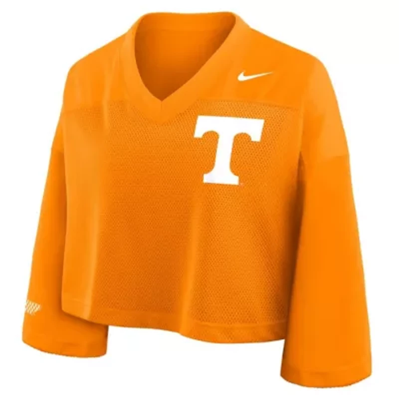 NCAA Nike Tennessee Volunteers Cropped Mesh Dri-FIT Fashion Jersey