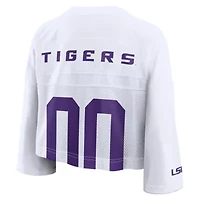 NCAA Nike LSU Tigers Cropped Mesh Dri-FIT Fashion Jersey