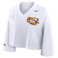 NCAA Nike LSU Tigers Cropped Mesh Dri-FIT Fashion Jersey