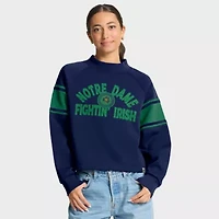 NCAA Fanatics Notre Dame Fighting Irish Oversized Hometown Premium Punt Coverage Raglan Pullover Sweatshirt
