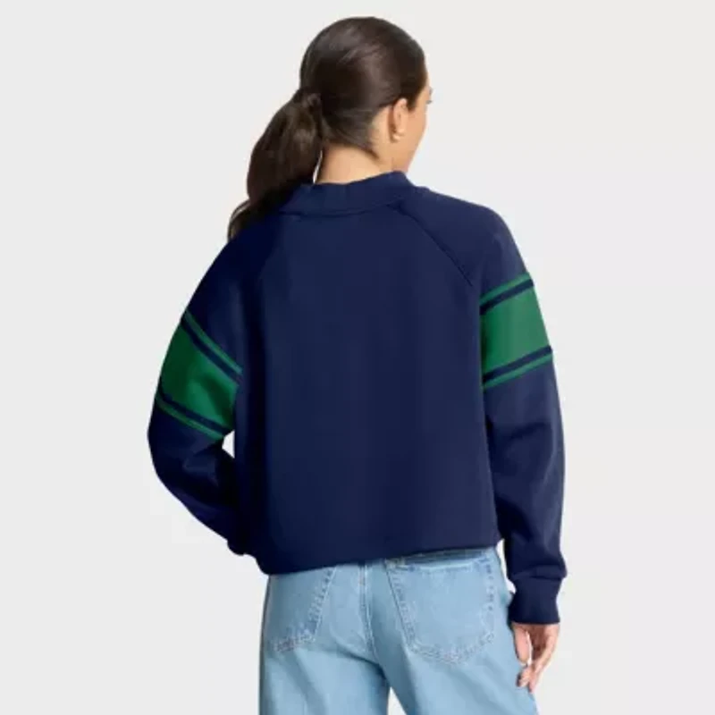 NCAA Fanatics Notre Dame Fighting Irish Oversized Hometown Premium Punt Coverage Raglan Pullover Sweatshirt