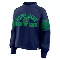 NCAA Fanatics Notre Dame Fighting Irish Oversized Hometown Premium Punt Coverage Raglan Pullover Sweatshirt