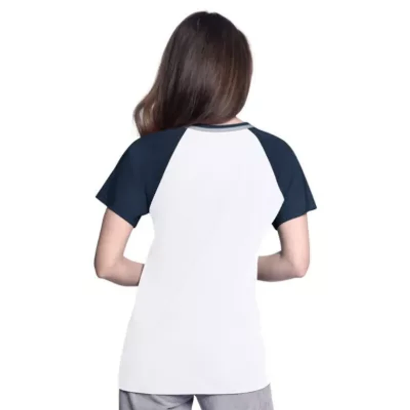 MLB New York Yankees Ball Park Raglan V-Neck T-Shirt
