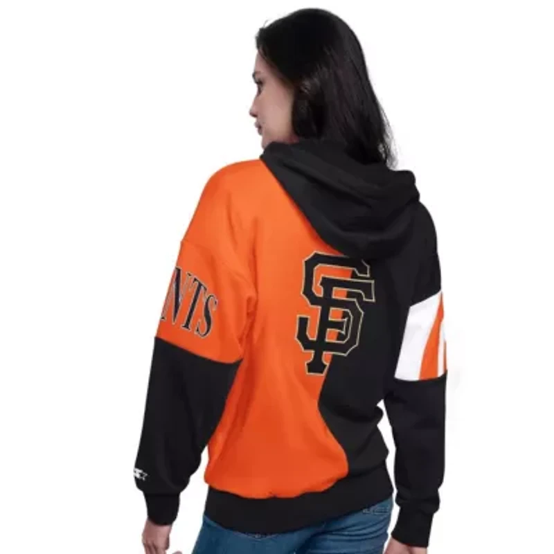 MLB San Francisco Giants Curve Ball Full Zip Hoodie Sweatshirt