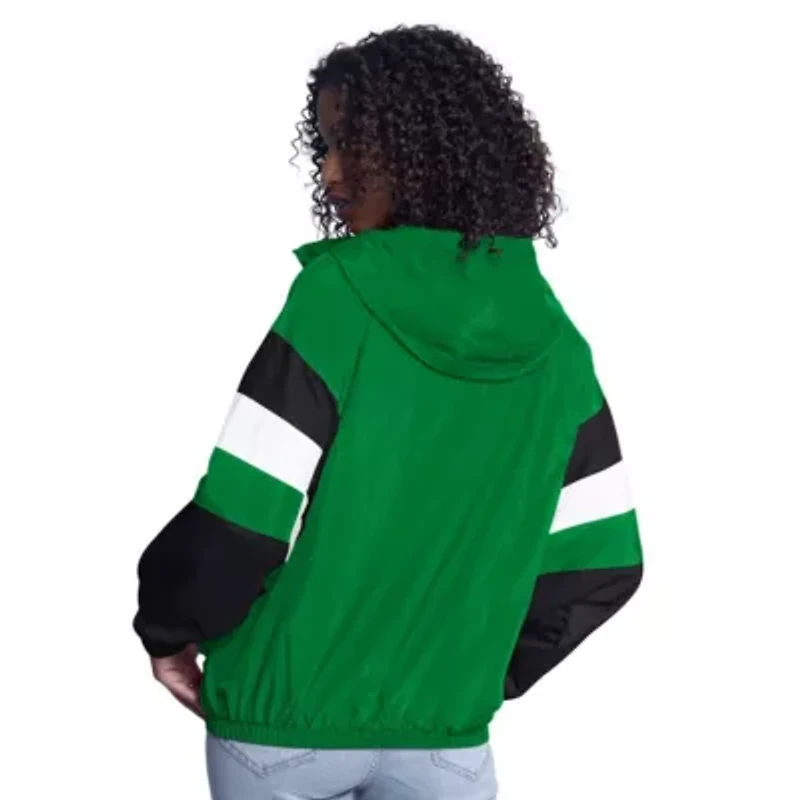 NBA Kelly Green/Black Boston Celtics Game News Oversized Full-Zip Hoodie Jacket