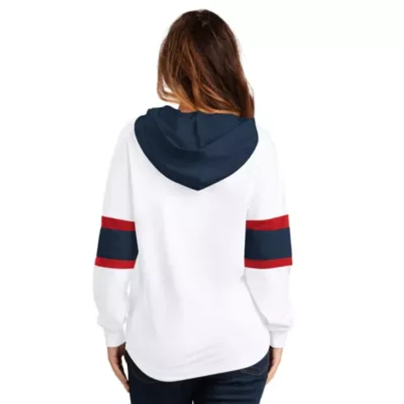 NHL Columbus Jackets Goal Zone Long Sleeve Lace-Up Hoodie T-Shirt