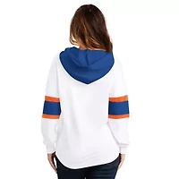 NHL New York Islanders Goal Zone Long Sleeve Lace-Up Hoodie T-Shirt