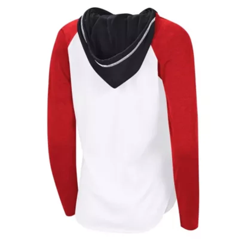 NHL New Jersey Devils VIP Raglan Long Sleeve Hoodie T-Shirt