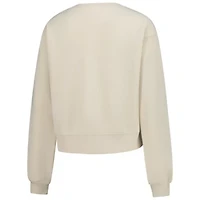 NCAA Sand Notre Dame Fighting Irish Cropped Crewneck Sweatshirt