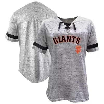 MLB San Francisco Giants Lace-Up Fleck T-Shirt