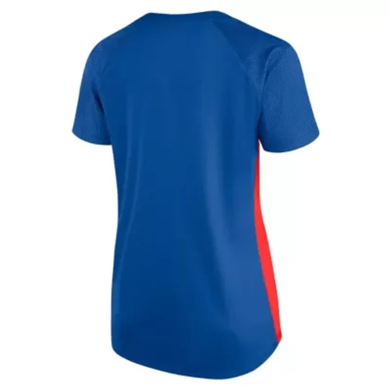 MLB Philadelphia Phillies Plus Glitter Raglan V-Neck T-Shirt