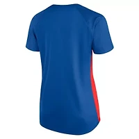 MLB Philadelphia Phillies Plus Glitter Raglan V-Neck T-Shirt