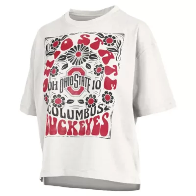 NCAA Ohio State Buckeyes Harmony Oversized Slub T-Shirt