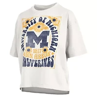 NCAA Michigan Wolverines Harmony Oversized Slub T-Shirt