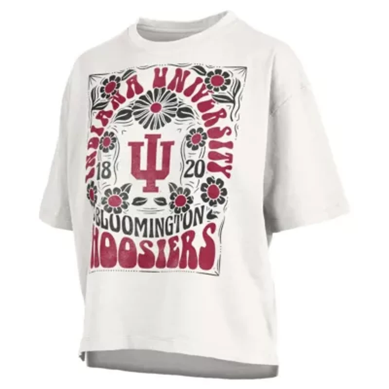 NCAA Indiana Hoosiers Harmony Oversized Slub T-Shirt