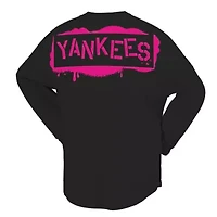 MLB Fanatics New York Yankees Neon Jersey Long Sleeve T-Shirt