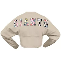 MLB Fanatics San Francisco Giants Floral Preppy Cropped Long Sleeve T-Shirt