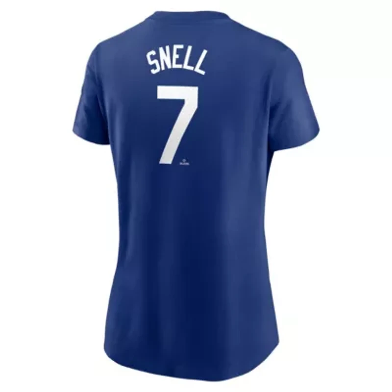 MLB Nike Blake Snell Los Angeles Dodgers Fuse Name & Number T-Shirt