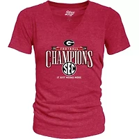 NCAA Georgia Bulldogs 2024 SEC Football Conference s Locker Room V-Neck T-Shirt