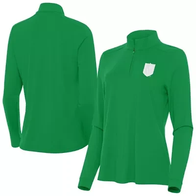 NHL Kelly Vegas Golden Knights St. Patrick's Day Intent Quarter-Zip Performance Pullover