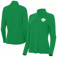 NBA Kelly New York Knicks St. Patrick's Day Intent Quarter-Zip Top