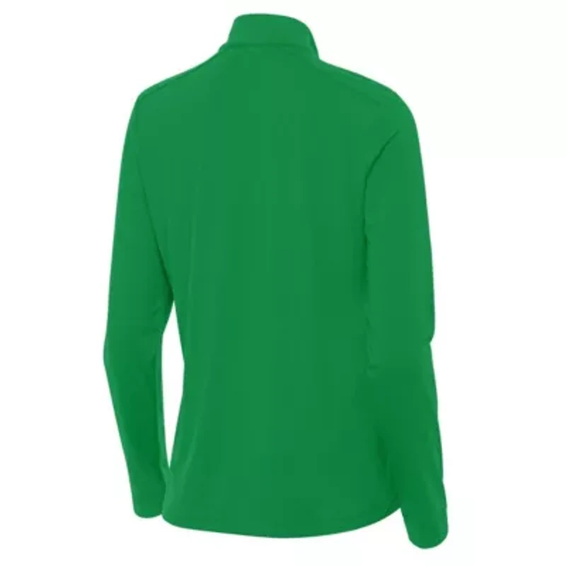 NBA Kelly New York Knicks St. Patrick's Day Intent Quarter-Zip Top