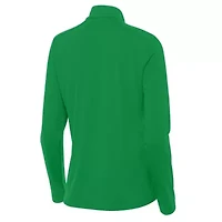 NBA Kelly New York Knicks St. Patrick's Day Intent Quarter-Zip Top