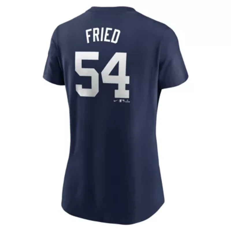 MLB Nike Max Fried New York Yankees Fuse Name & Number T-Shirt