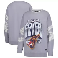WNBA Indiana Fever Double Collar Fleece Pullover Sweatshirt