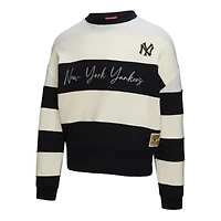 MLB New York Yankees Cooperstown Collection Blocked Fleece Pullover Sweatshirt