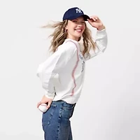 MLB New York Yankees Baseball Stitch Pullover Sweatshirt