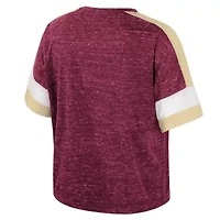NCAA Florida State Seminoles Color Block Scoop Neck T-Shirt