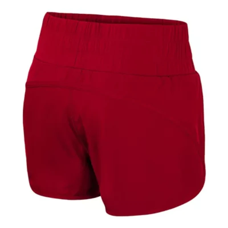 NCAA Ohio State Buckeyes Stop By Smocked High Waist Shorts