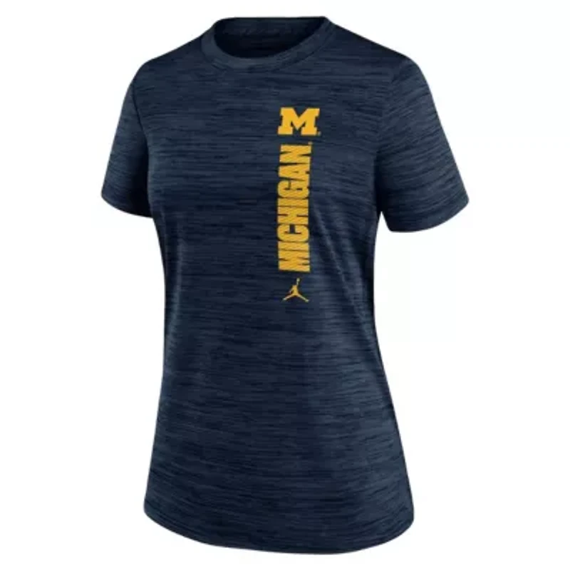 NCAA Nike Michigan Wolverines Sideline Velocity Dri-FIT T-Shirt
