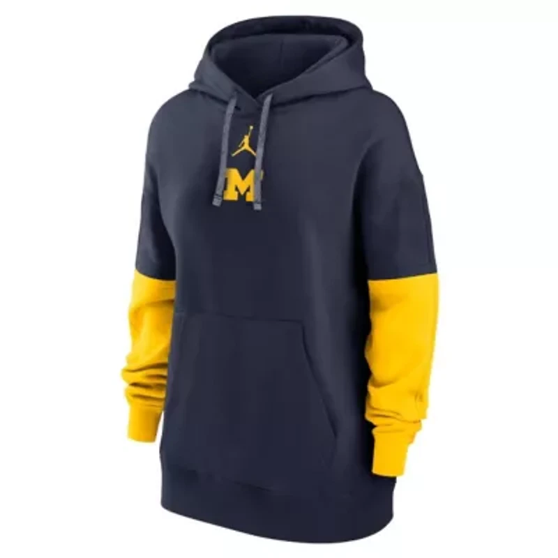 NCAA Nike Michigan Wolverines 2024 Sideline Essential Hoodie