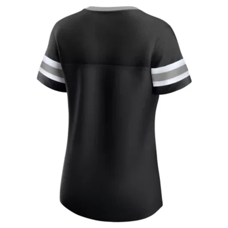 NHL Fanatics Los Angeles Kings Iconic Athena Lace-Up T-Shirt
