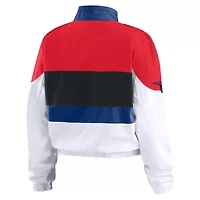 MLB Red/White Philadelphia Phillies Racing Full-Zip Jacket