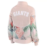 MLB Sand San Francisco Giants Raglan Full-Zip Track Jacket